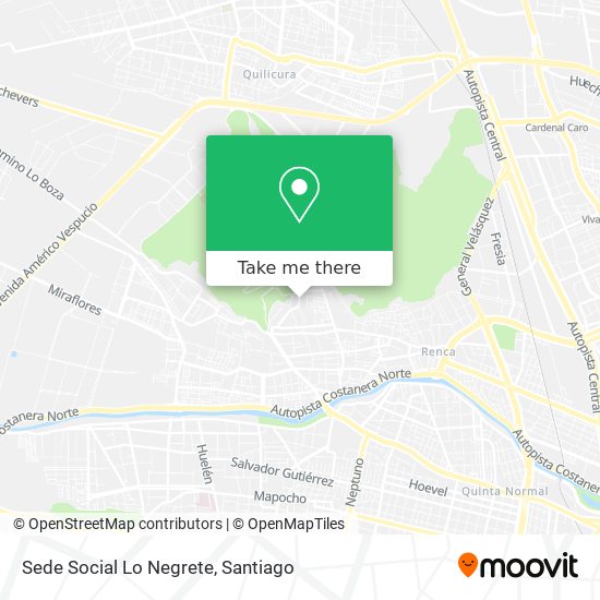 Sede Social Lo Negrete map