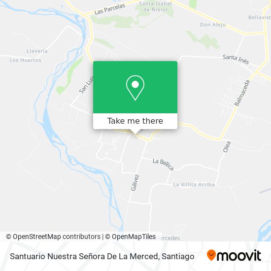 Mapa de Santuario Nuestra Señora De La Merced