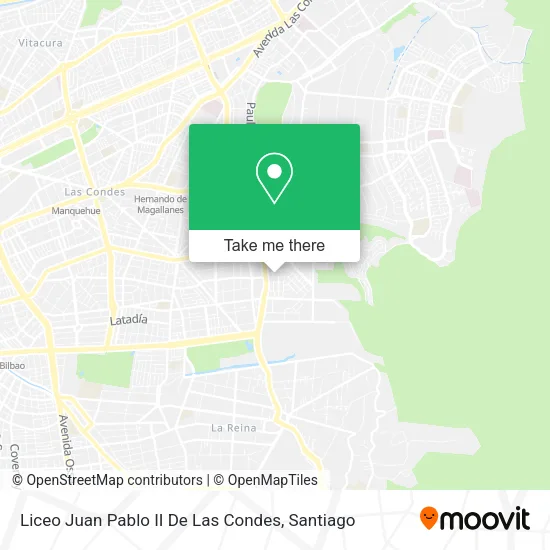Liceo Juan Pablo II De Las Condes map