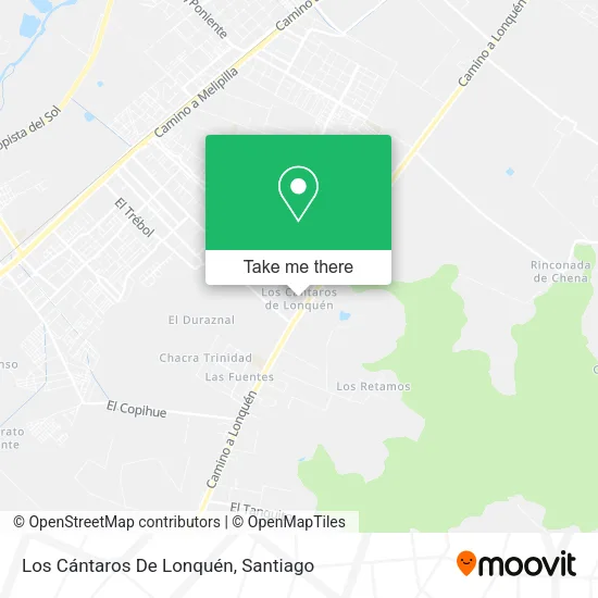 Los Cántaros De Lonquén map