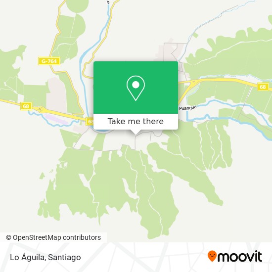 Mapa de Lo Águila