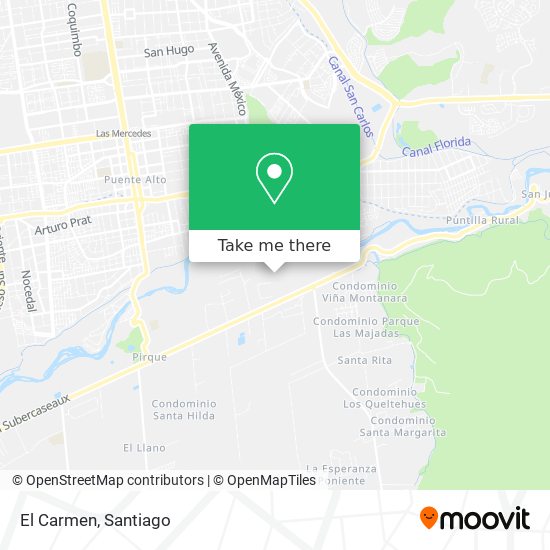 Mapa de El Carmen