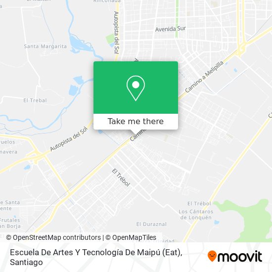 Escuela De Artes Y Tecnología De Maipú (Eat) map