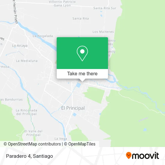 Mapa de Paradero 4