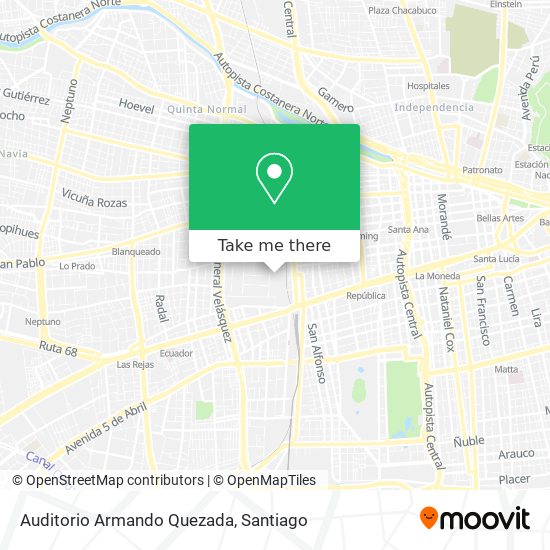 Auditorio Armando Quezada map