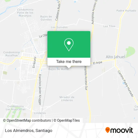 Los Almendros map