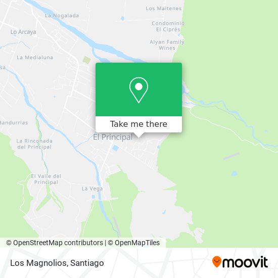 Mapa de Los Magnolios