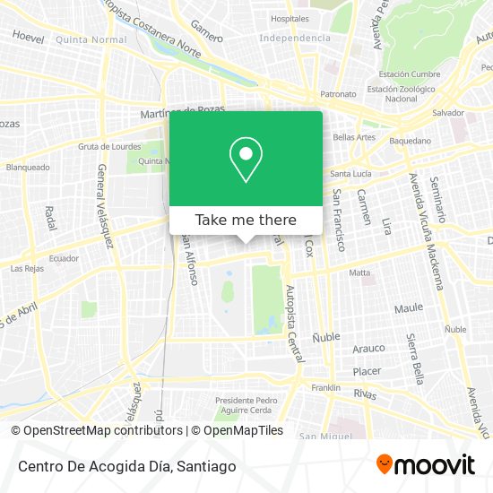 Centro De Acogida Día map