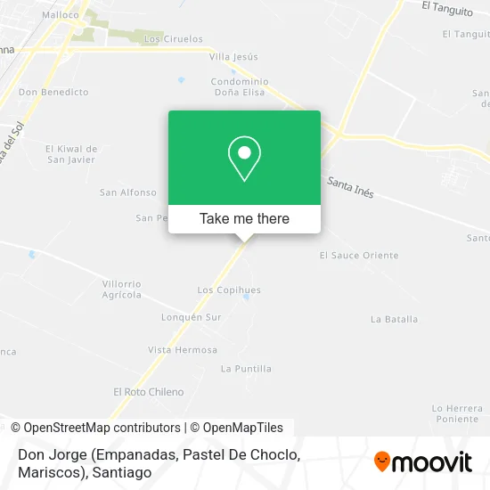 Don Jorge (Empanadas, Pastel De Choclo, Mariscos) map
