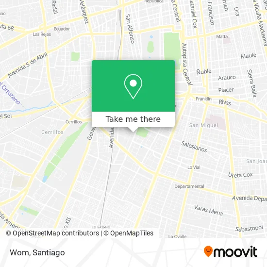 Mapa de Wom