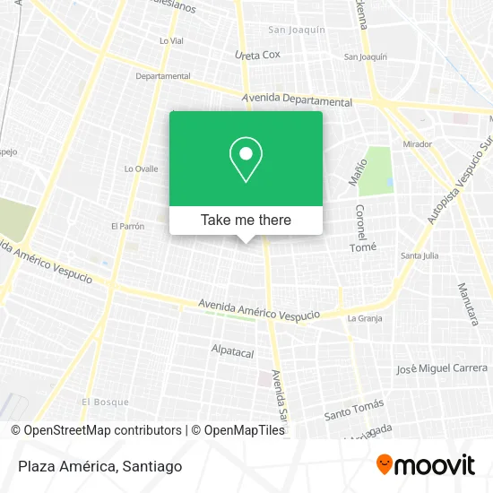 Plaza América map