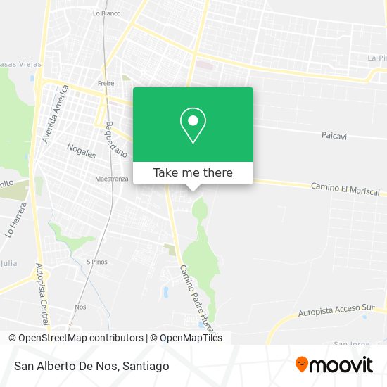 San Alberto De Nos map