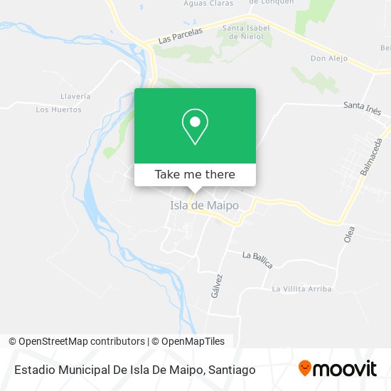 Estadio Municipal De Isla De Maipo map