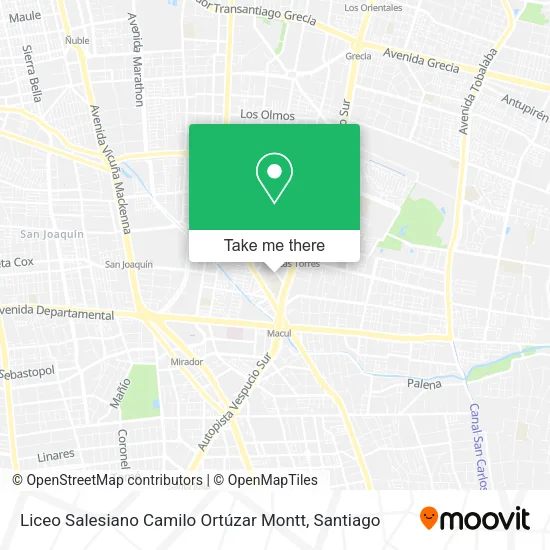 Liceo Salesiano Camilo Ortúzar Montt map