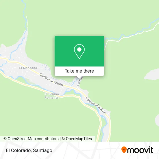 El Colorado map