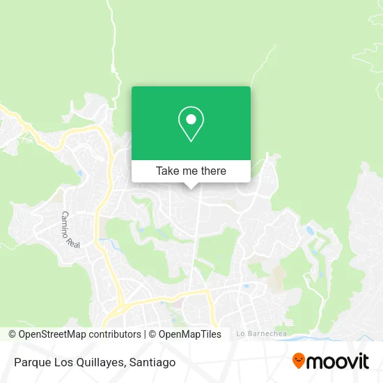 Parque Los Quillayes map