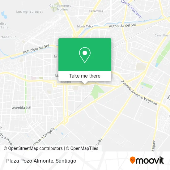 Plaza Pozo Almonte map