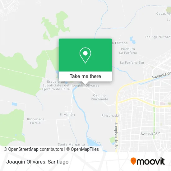 Joaquín Olivares map