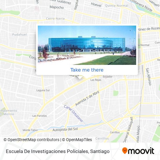 Escuela De Investigaciones Policiales map