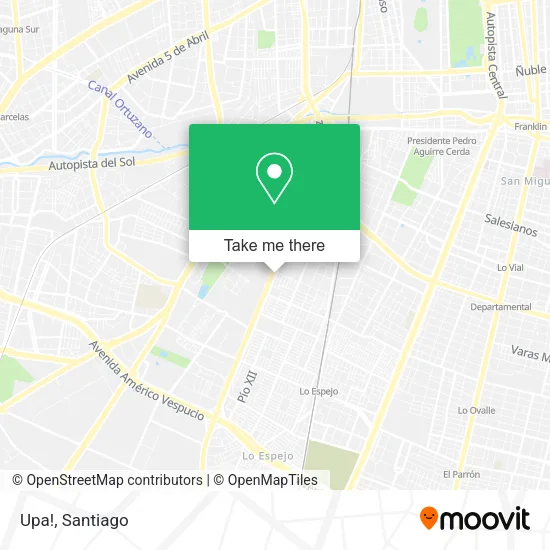 Upa! map