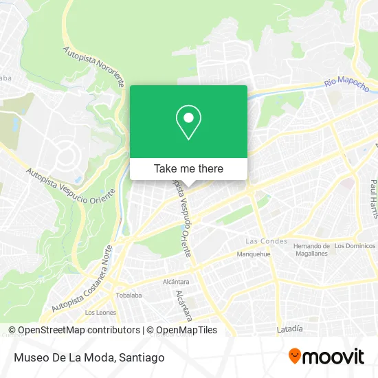 Museo De La Moda map