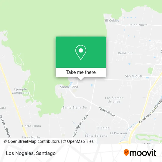 Los Nogales map