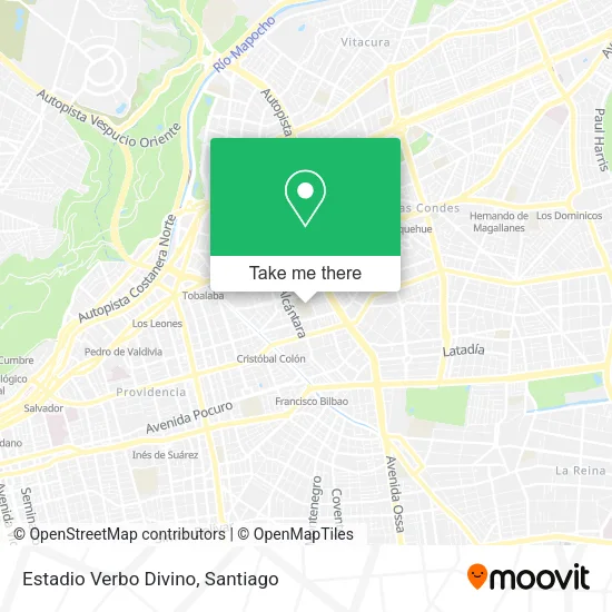Estadio Verbo Divino map