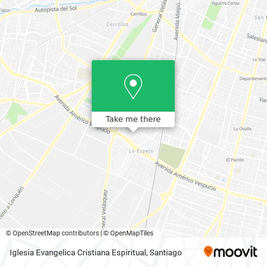 Iglesia Evangelica Cristiana Espiritual map