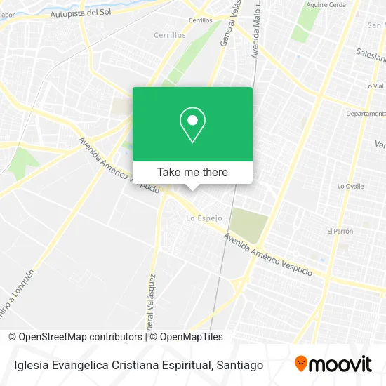 Iglesia Evangelica Cristiana Espiritual map