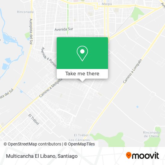 Multicancha El Libano map