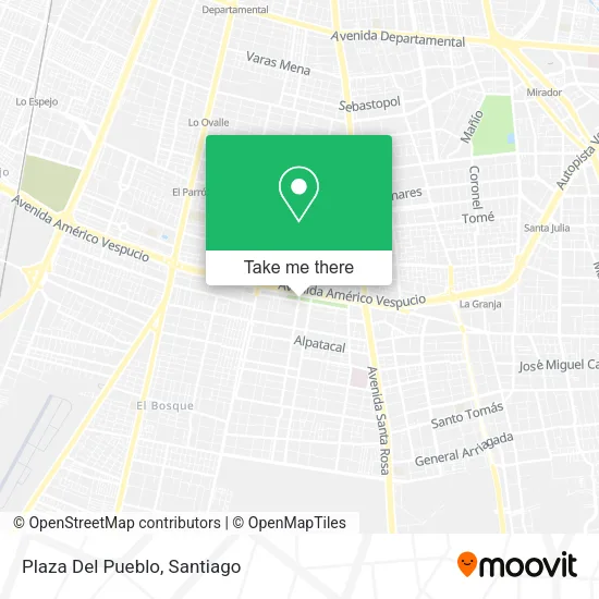 Plaza Del Pueblo map