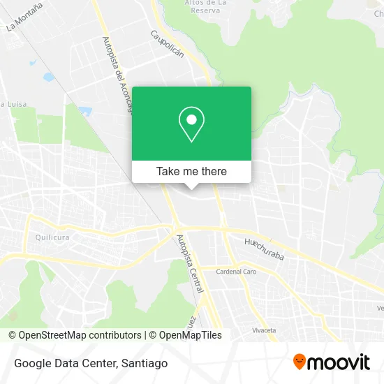Google Data Center map