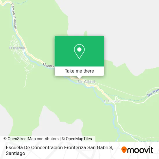 Mapa de Escuela De Concentración Fronteriza San Gabriel