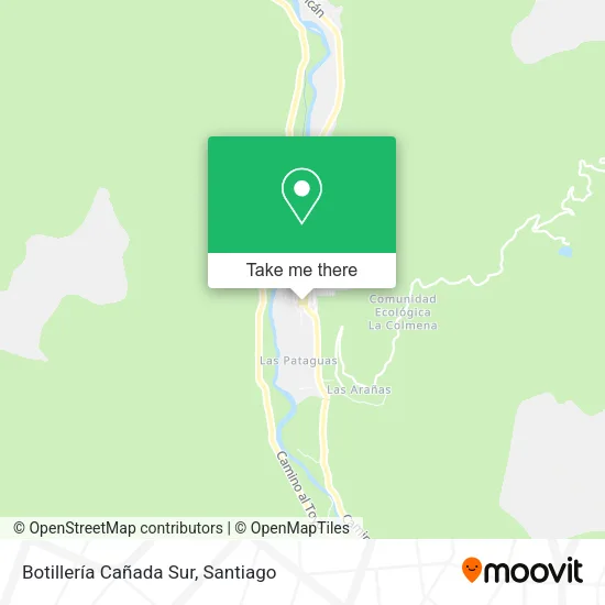 Botillería Cañada Sur map