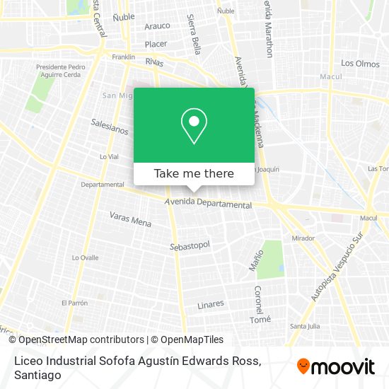 Liceo Industrial Sofofa Agustín Edwards Ross map