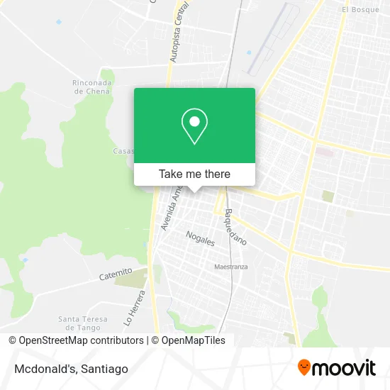 Mcdonald's map