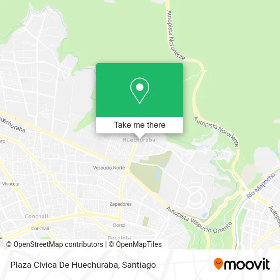 Plaza Cívica De Huechuraba map