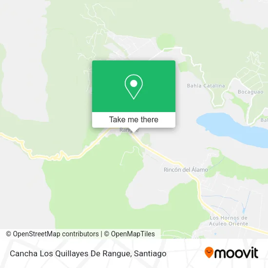 Cancha Los Quillayes De Rangue map