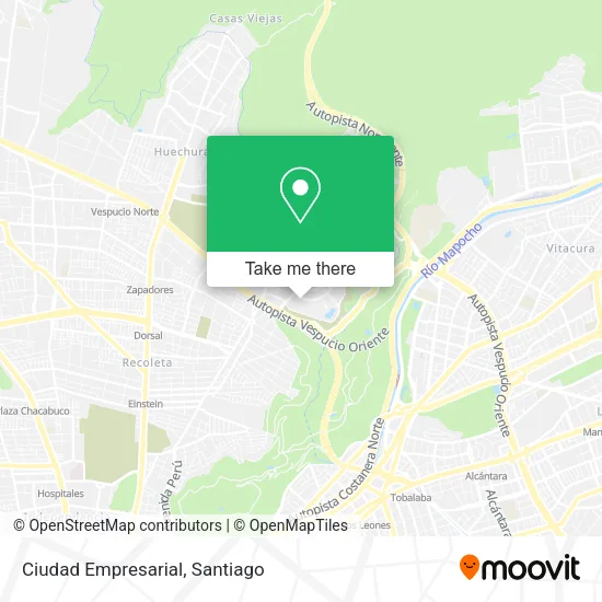 Ciudad Empresarial map