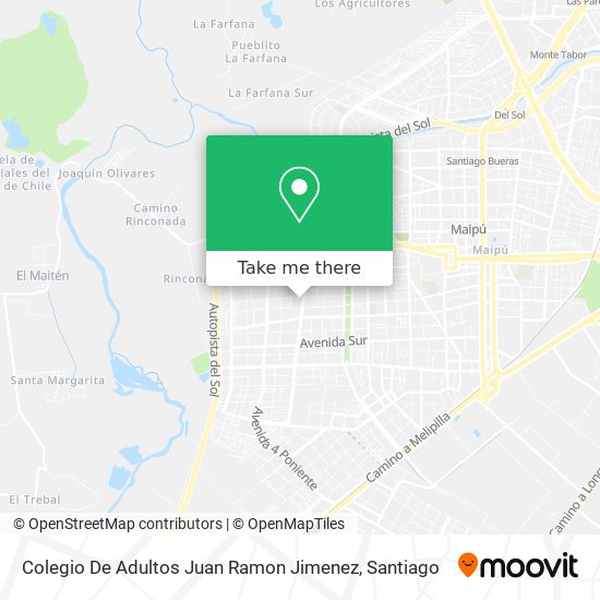 Mapa de Colegio De Adultos Juan Ramon Jimenez