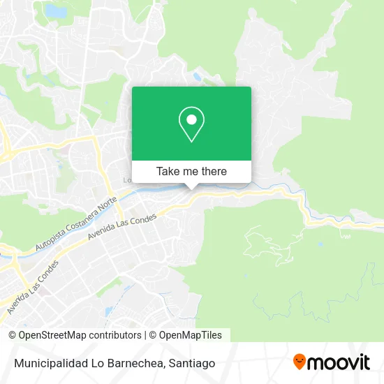 Municipalidad Lo Barnechea map
