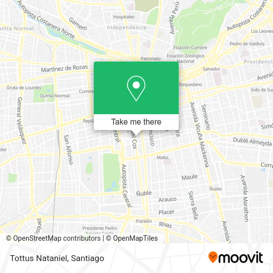 Tottus Nataniel map