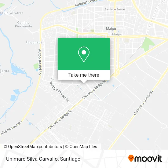 Unimarc Silva Carvallo map