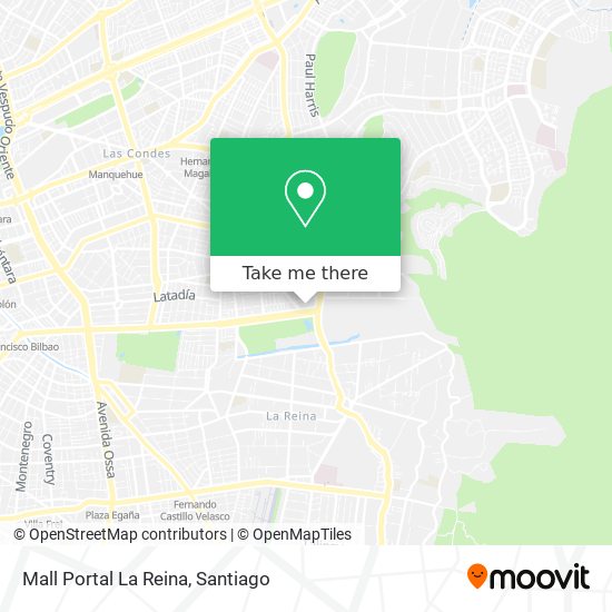 Mall Portal La Reina map