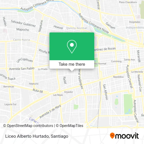 Liceo Alberto Hurtado map