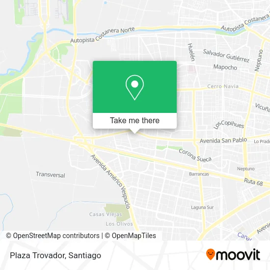 Plaza Trovador map