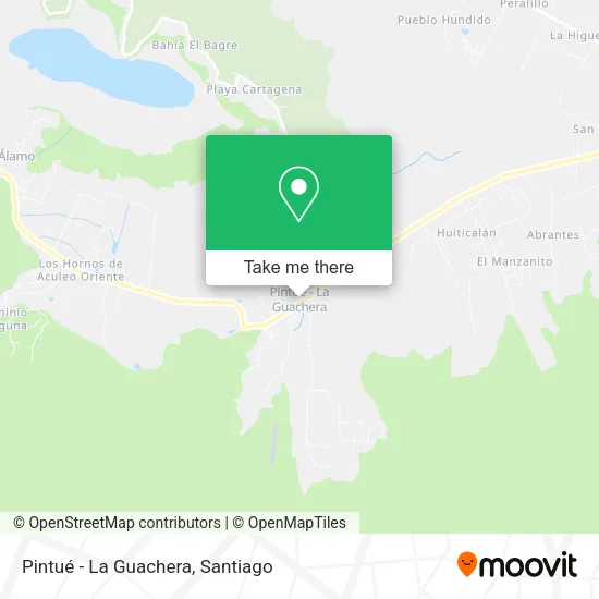 Pintué - La Guachera map