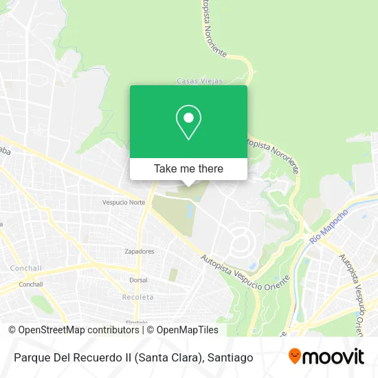 Parque Del Recuerdo II (Santa Clara) map