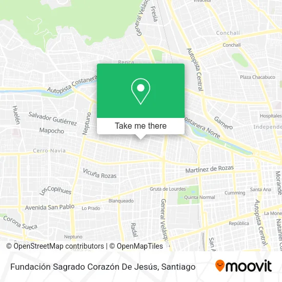 Fundación Sagrado Corazón De Jesús map