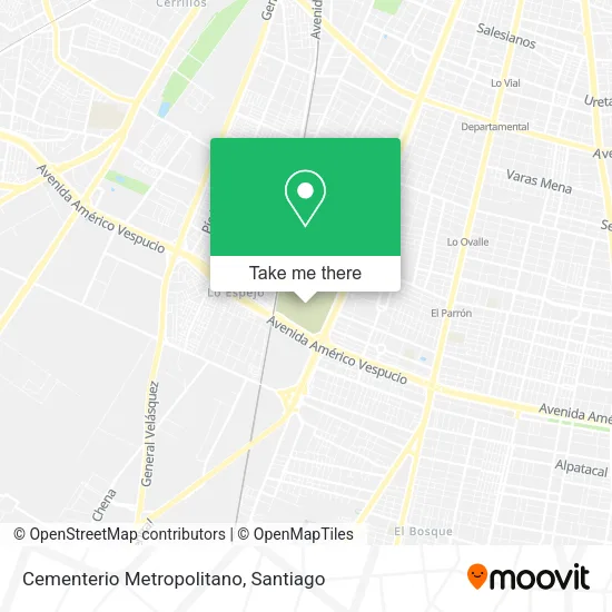 Cementerio Metropolitano map